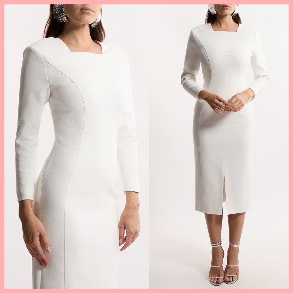 日本未入荷★Karen Millen 無地ペンシルワンピース