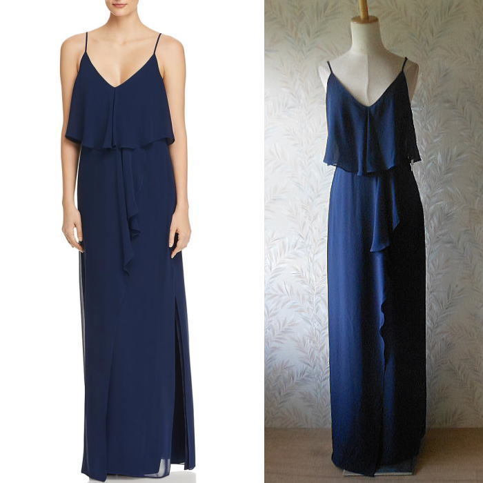 即国内発送・送込♪laundry♪カスケードストラップドレス$195