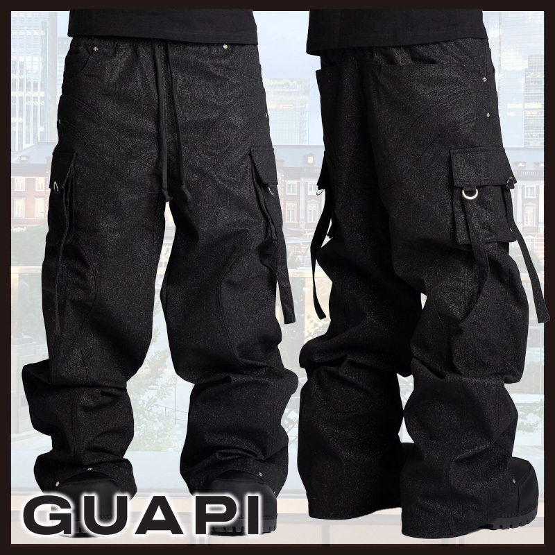 *GUAPI*スターリースカイ カーゴパンツ ブラック*送料込み*