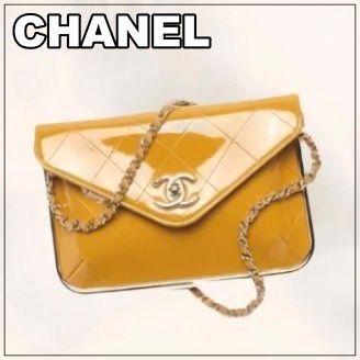 CHANEL 24K《パテント》チェーンウォレット YL