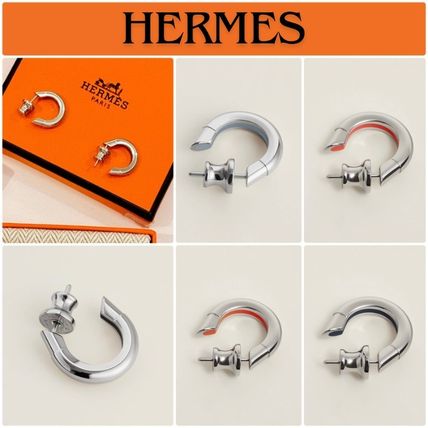 オレンジ系 HERMES Sabot(エルメス サボット) ピアス(メンズ