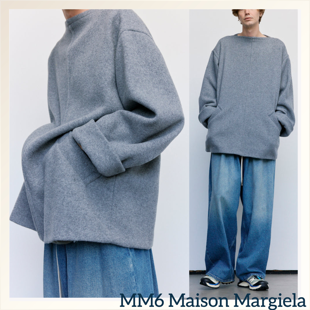 １枚でキマる《MM6 Maison Margiela》オーバーサイズトップス