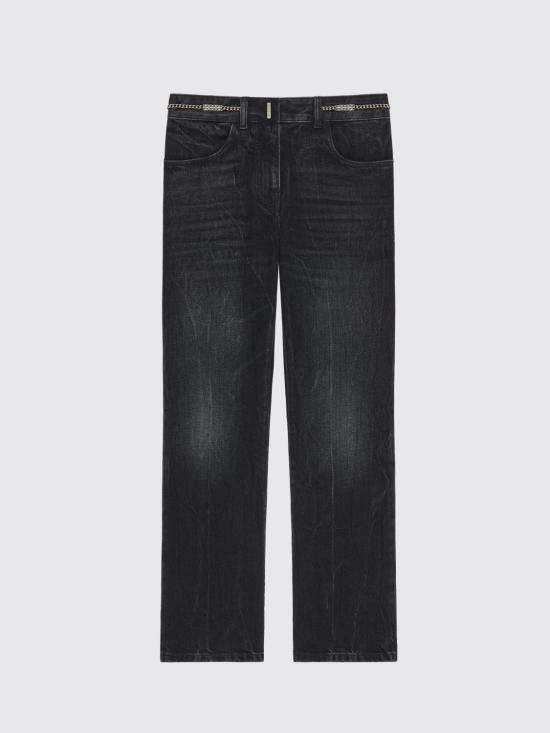 デニム・ジーパン GIVENCHY Women Denim Pants BW513J5Y3P 001 Black
