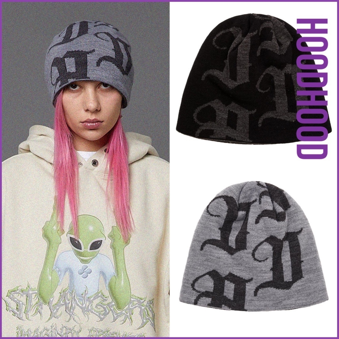【韓国 HOODHOOD】HD logo beanie