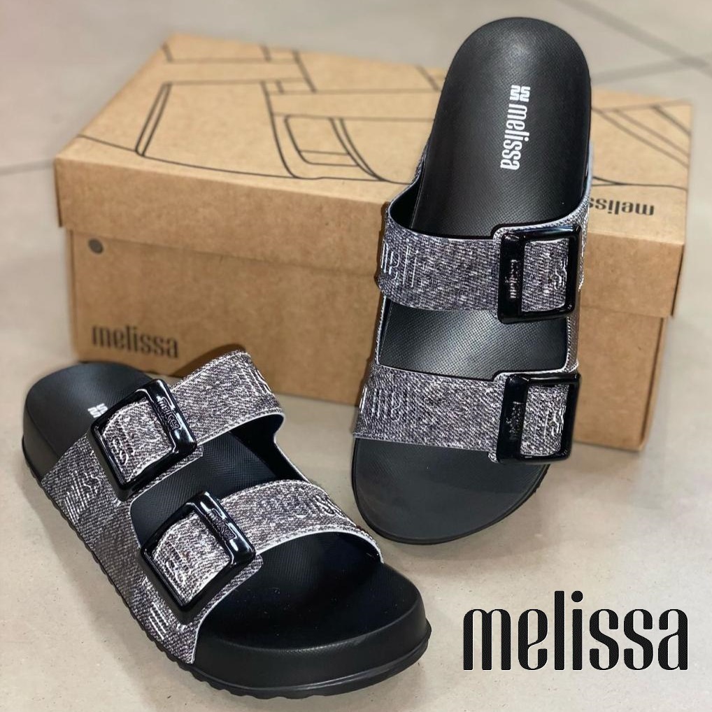 Melissa 追跡付/送料込 雨の日のお洒落 デニム調コンフォート