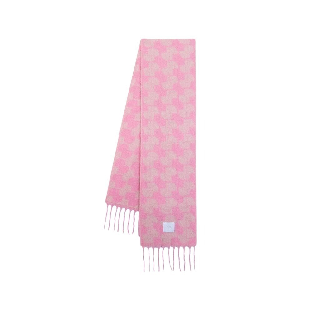 スカーフ Patou Jp Scarf - Wool - Pink