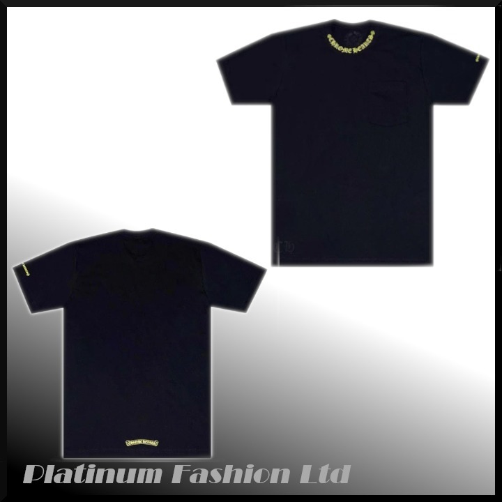 入手困難◆送料込♪【CHROME HEARTS】ネック ロゴ Tシャツ