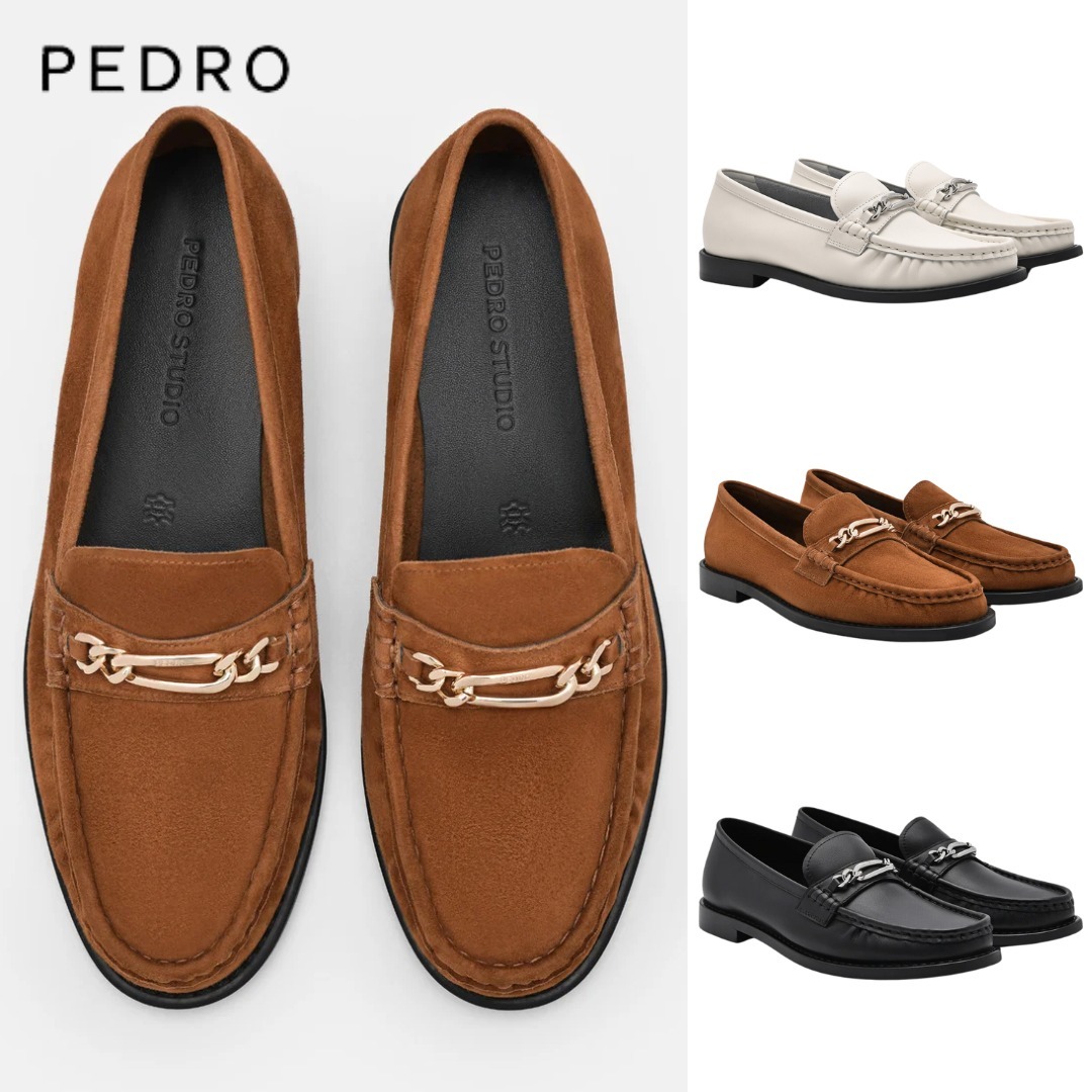台湾 ペドロ PEDRO Studio Jeanne レザーローファー