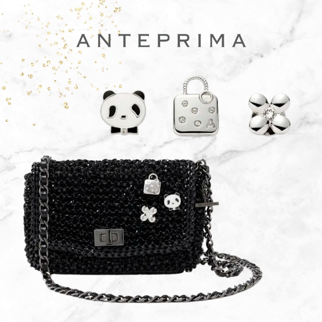 ANTEPRIMA バッグチャーム スピッラ ディ フェスタ/シルバー ANTEPRIMA バッグチャーム スピッラ ディ フェスタ/シルバー