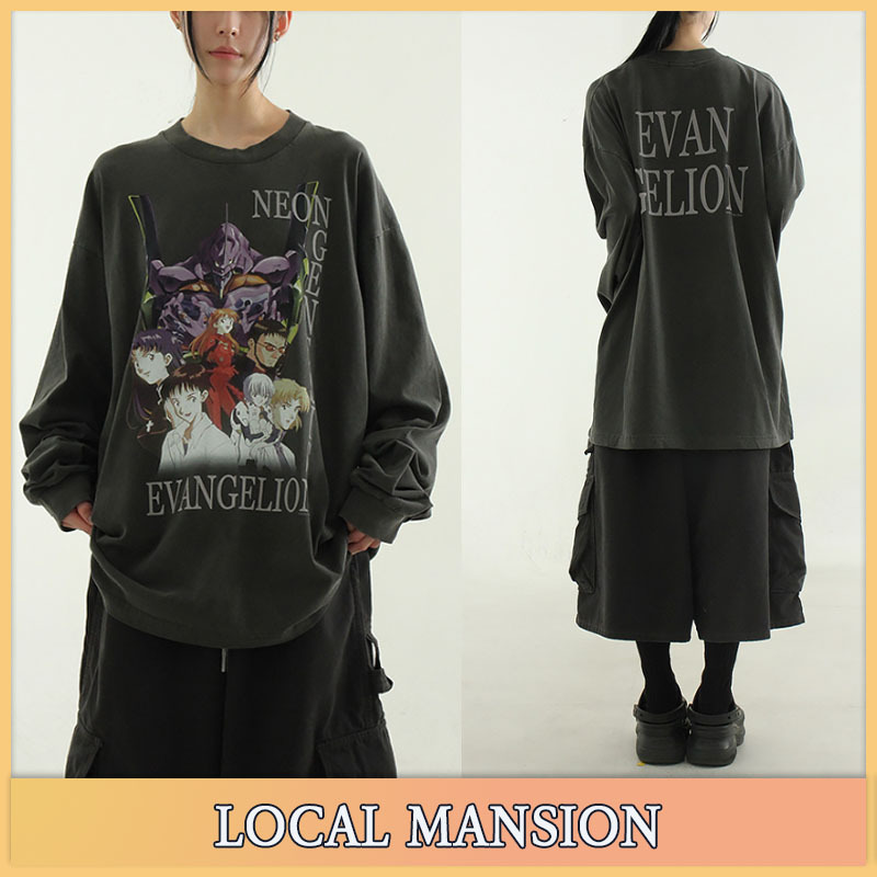 【LOCAL MANSION】★男女兼用★EVANGELIONプリンティングTシャツ
