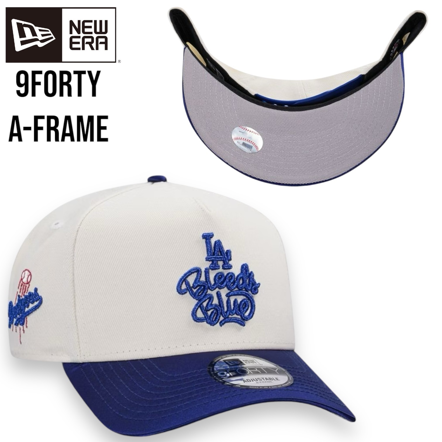 NEW ERA ドジャース 9FORTY ニューエラ スナップバック サテン