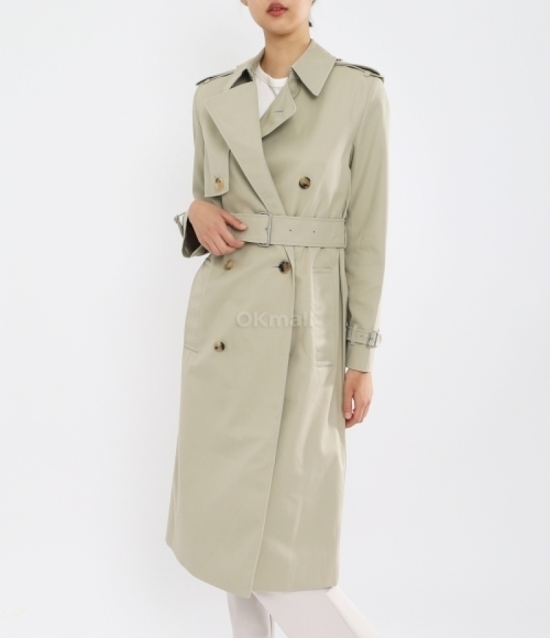 BURBERRY｜COATS (Belted Double Trench Coat (8093045))