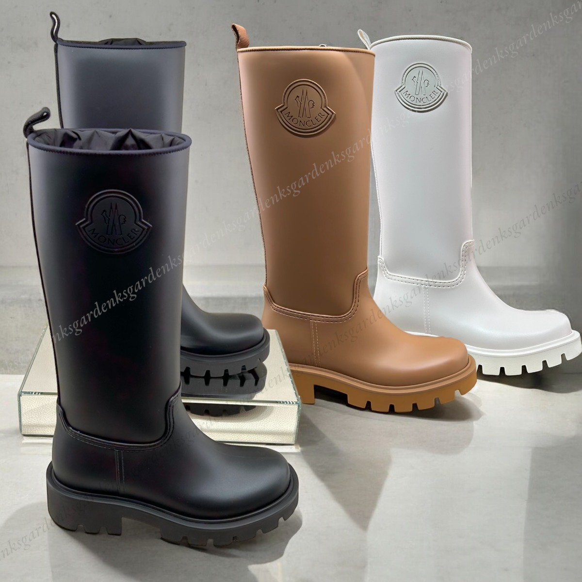 すぐ届く！MONCLER KICKSTREAM レインブーツ ロング