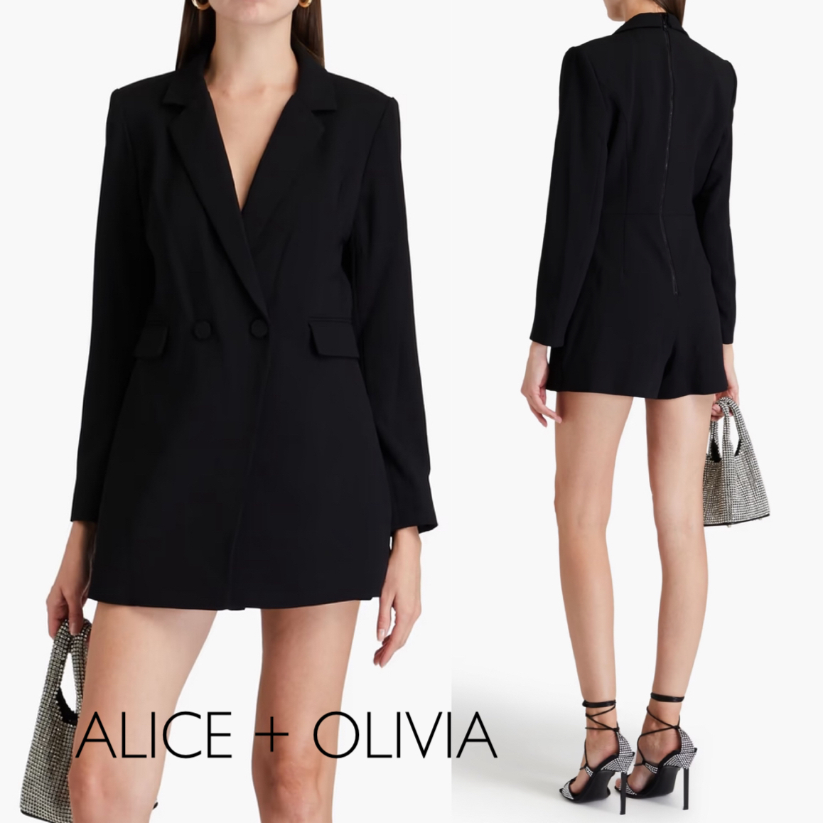 ショルダーパッド入り★ジャンプスーツ★ ALICE + OLIVIA