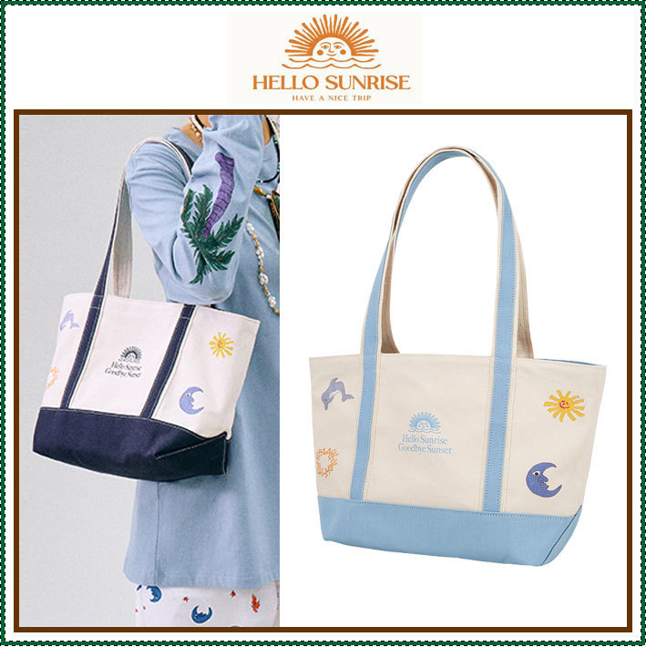 【HELLO SUNRISE】 HS x Hank Canvas Tote Bag /追跡付
