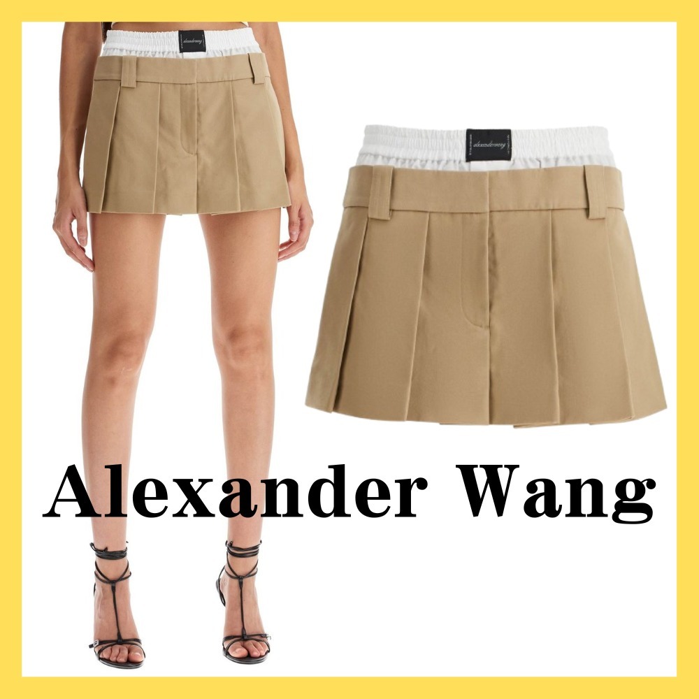 alexanderwang☆関税込み☆プリーツスコート w/ボクサー