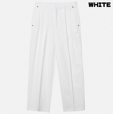 【2plan】Odison rivet pintuck pants