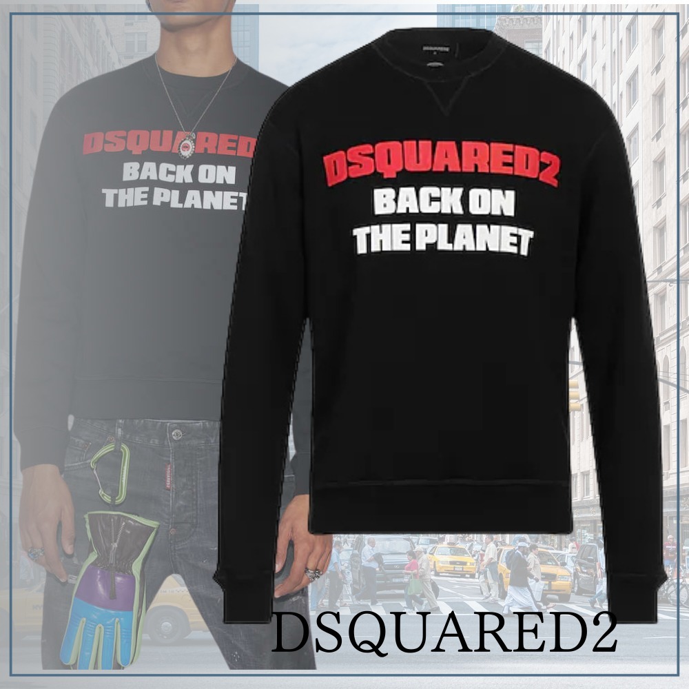 【大人気】DSQUARED2 バック オン プラネット スウェットシャツ