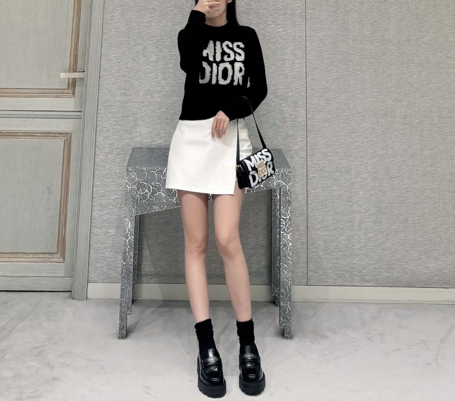 お洒落なロゴが可愛すぎる♪】Dior☆セーター Ω ニット・セーター