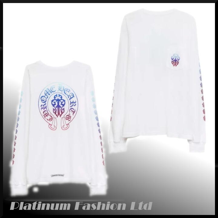入手困難【CHROME HEARTS】グラデーションダガー 長袖 Tシャツ