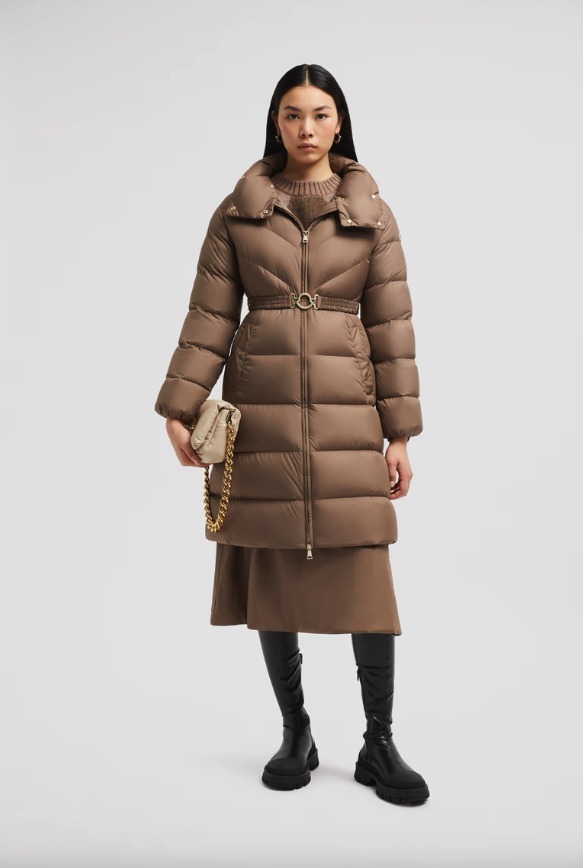 エレガント【MONCLER】《Brou》ロングダウンジャケット