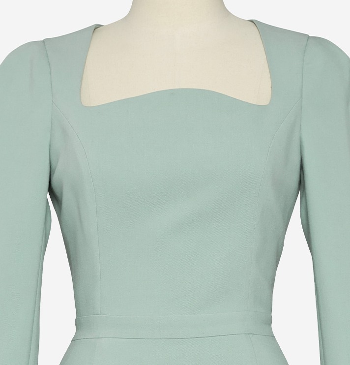 ワンピース BAU by Bride And You AMELIA Square neck tulipskirt dress (Iv Designer fashion, Seoul-fully created | W Concept