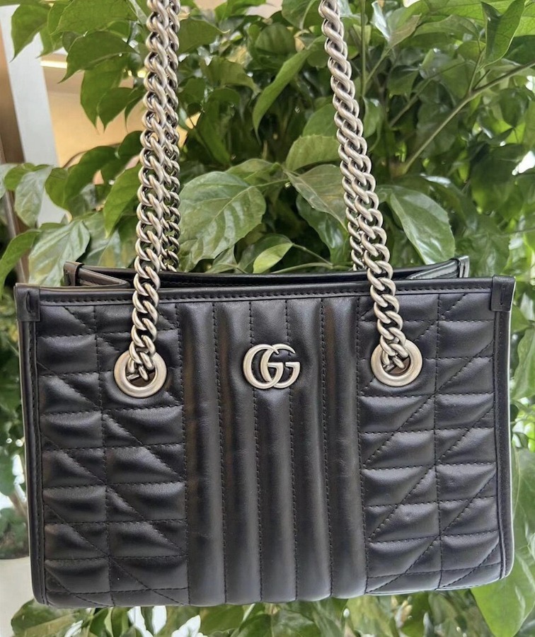 GG Marmont レア新品同様 グッチ GUCCI GGマーモント パイソン
