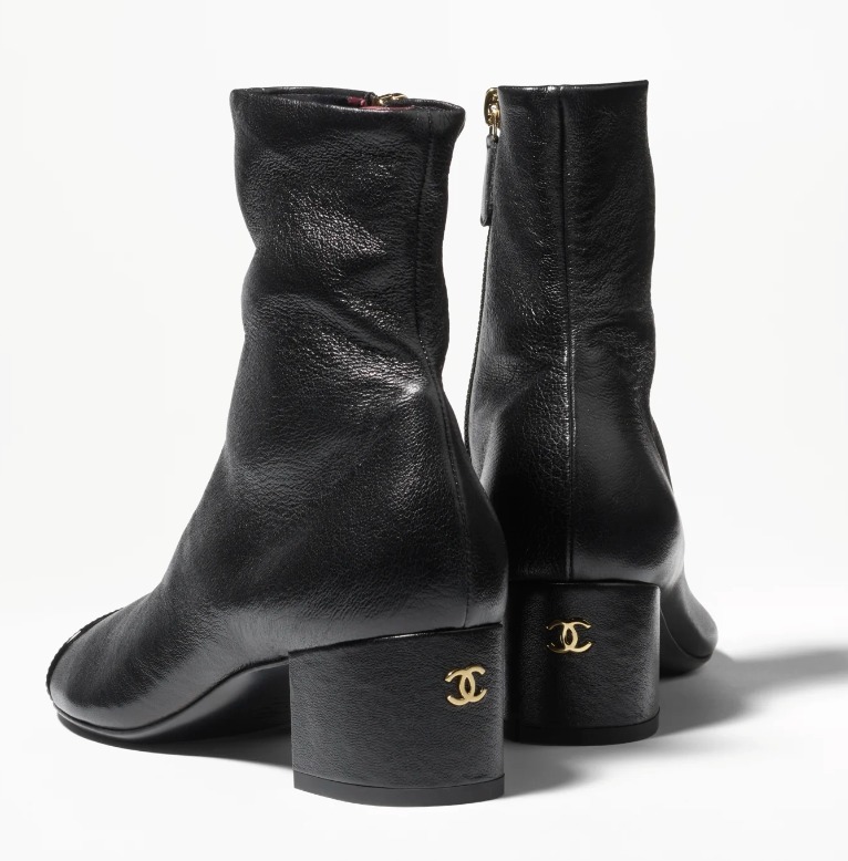 楽天市場】シャネル CHANEL ブーツ ショートブーツ ブーティ