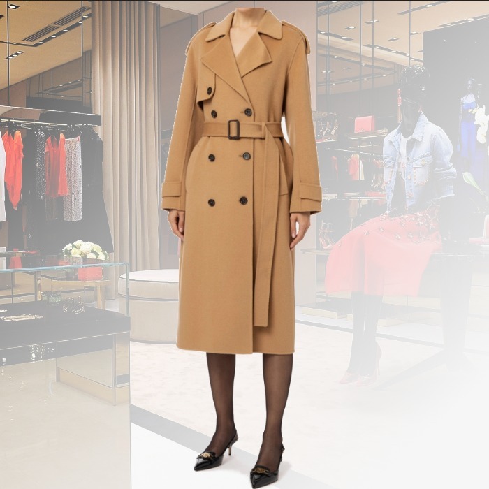 ☆完売必至☆】ELISABETTA FRANCHI ☆ ウールトレンチコート