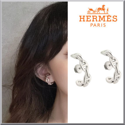イヤリング HERMES Chaine dAncre(エルメス シェーヌダンクル