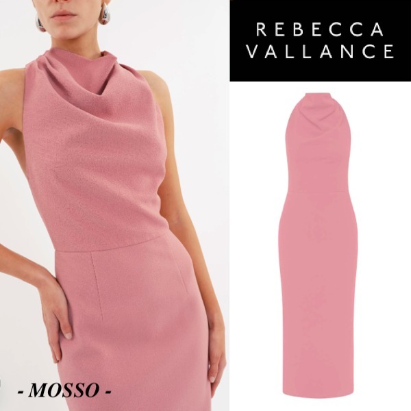【REBECCA VALLANCE】ELORA HALTER MIDI DRESS ホルター ミディ