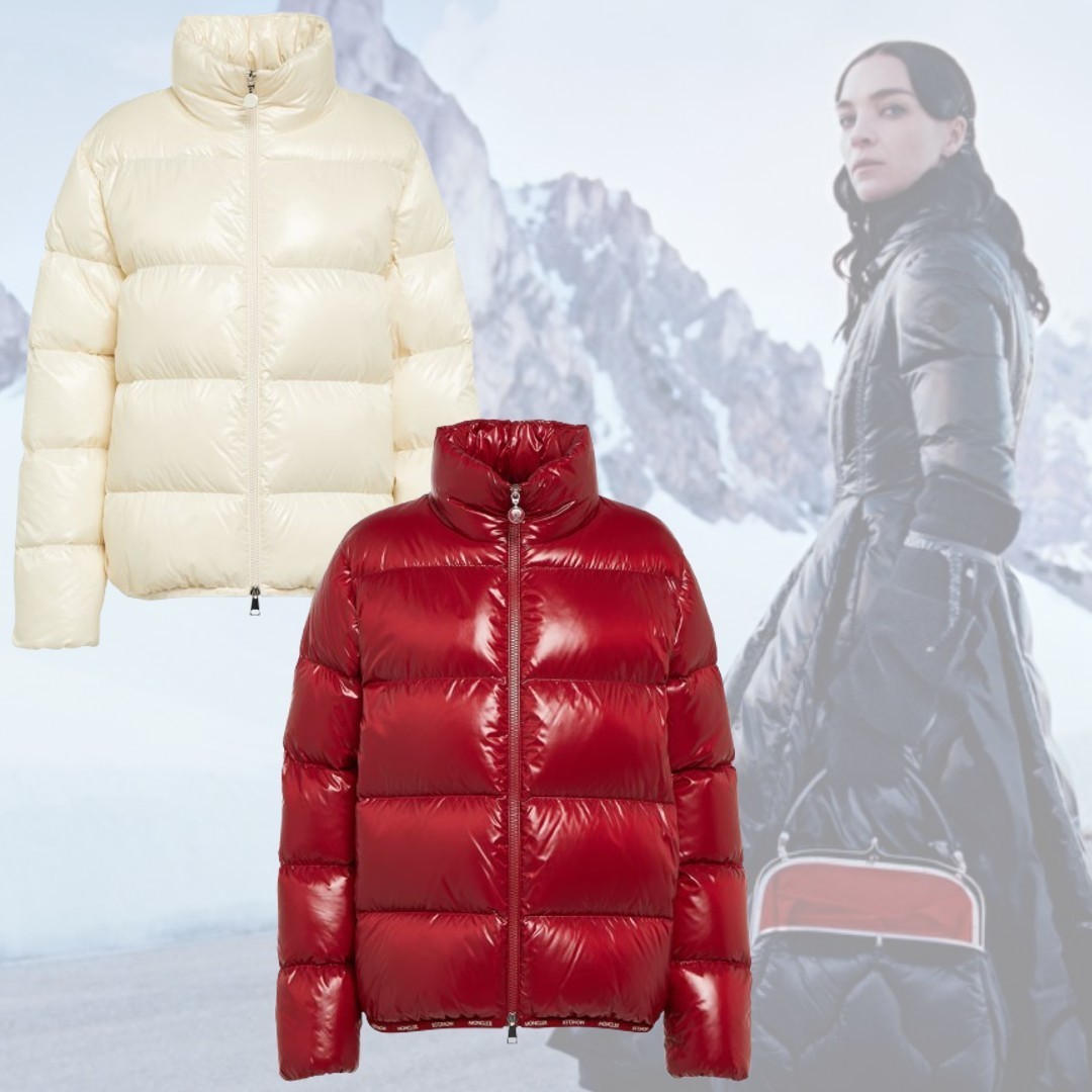 【希少】MONCLER Abbadia ロゴ ダウンジャケット ホワイト