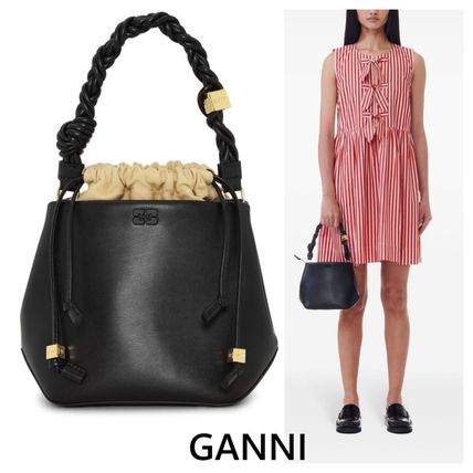 ★Ganni★オレタックス ガニーブ バケットバッグ ミニ バケット Ganni(ガニー) バッグ・カバン(レディース) - 海外通販