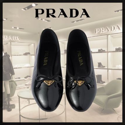 リボン PRADA(プラダ) バレエシューズ(レディース) - 海外通販の