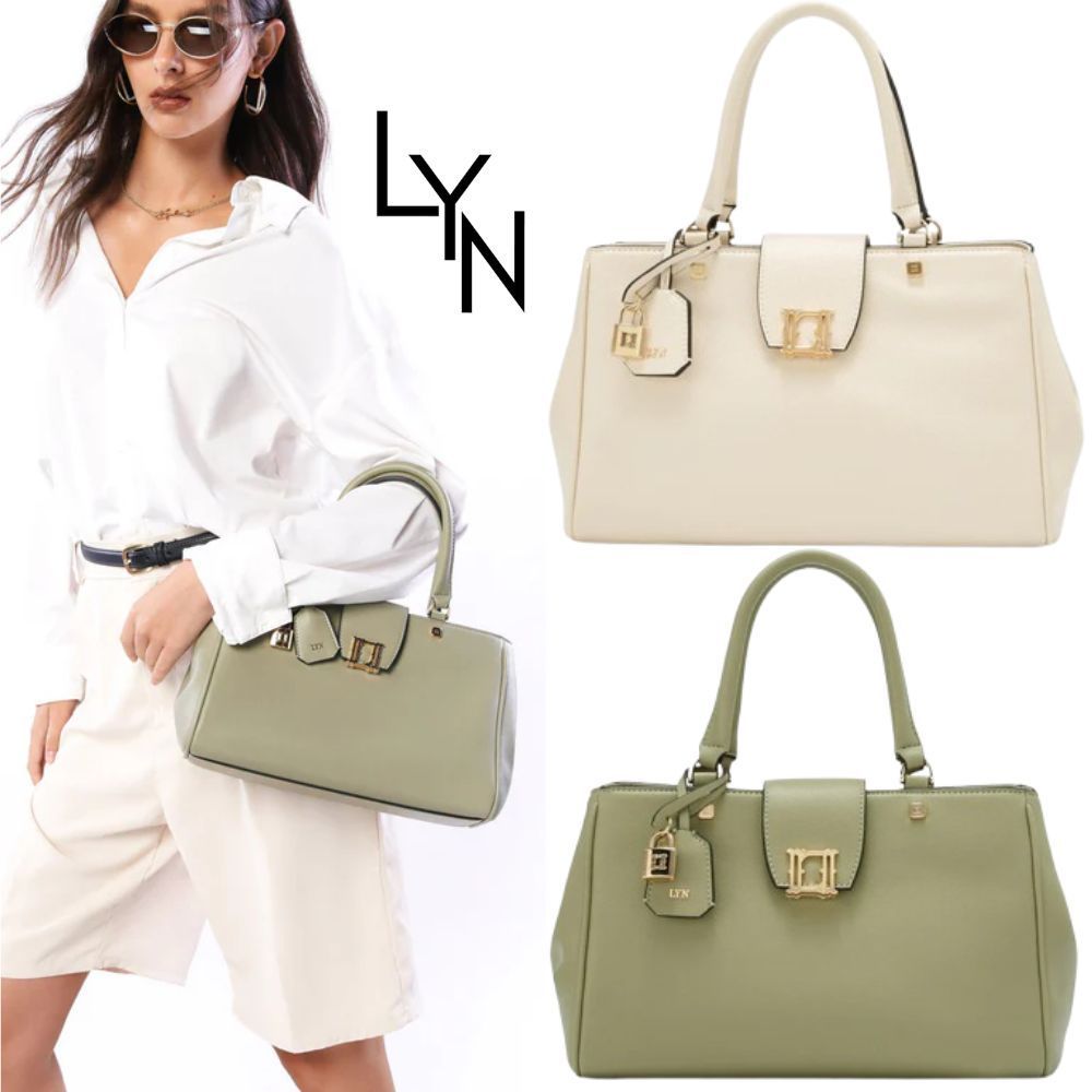 LYN トートバッグ 2WAYS 鍵チャーム トップハンドル