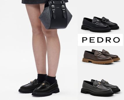 台湾 ペドロ PEDRO Icon レザー プラットフォーム ローファー 保証付 返品OK 日本 正規品 2024 日本未入荷ブランド PEDRO