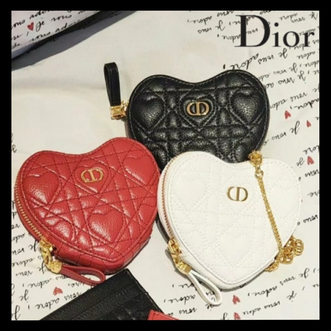 【dior】DiorCaro ハート ポーチ