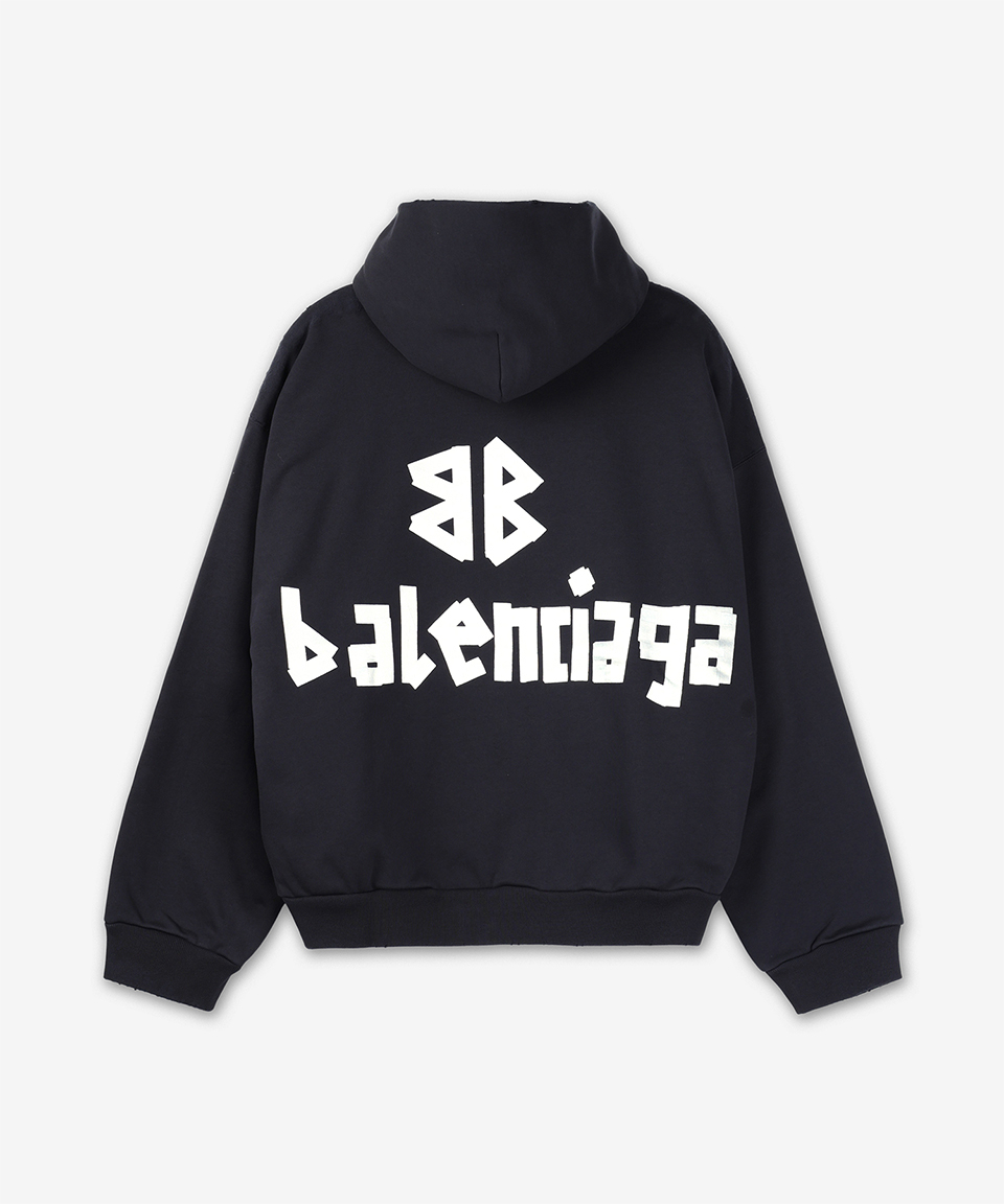 《BALENCIAGA》 リップド ポケット フード