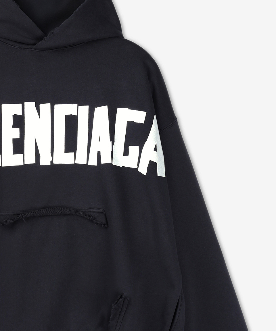 《BALENCIAGA》 リップド ポケット フード
