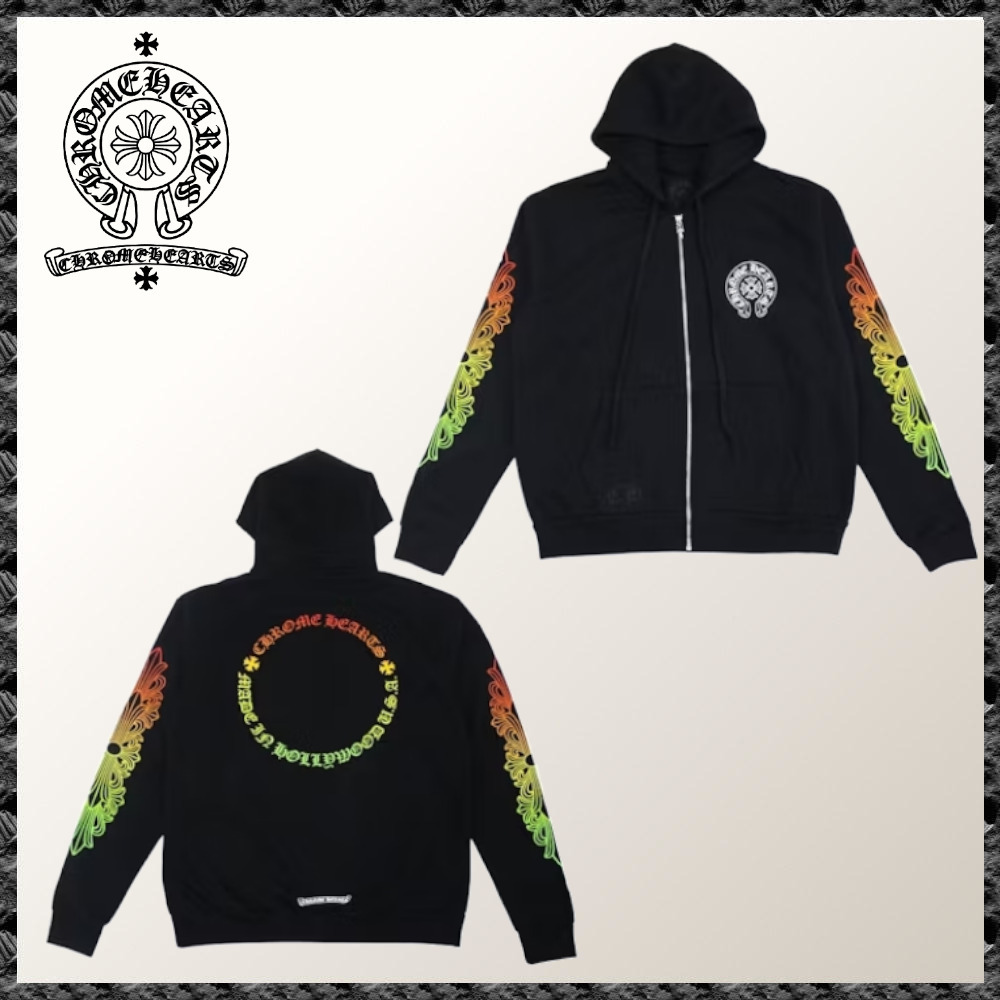 【CHROME HEARTS】フローラルグラデ Made In Hollywood パーカー