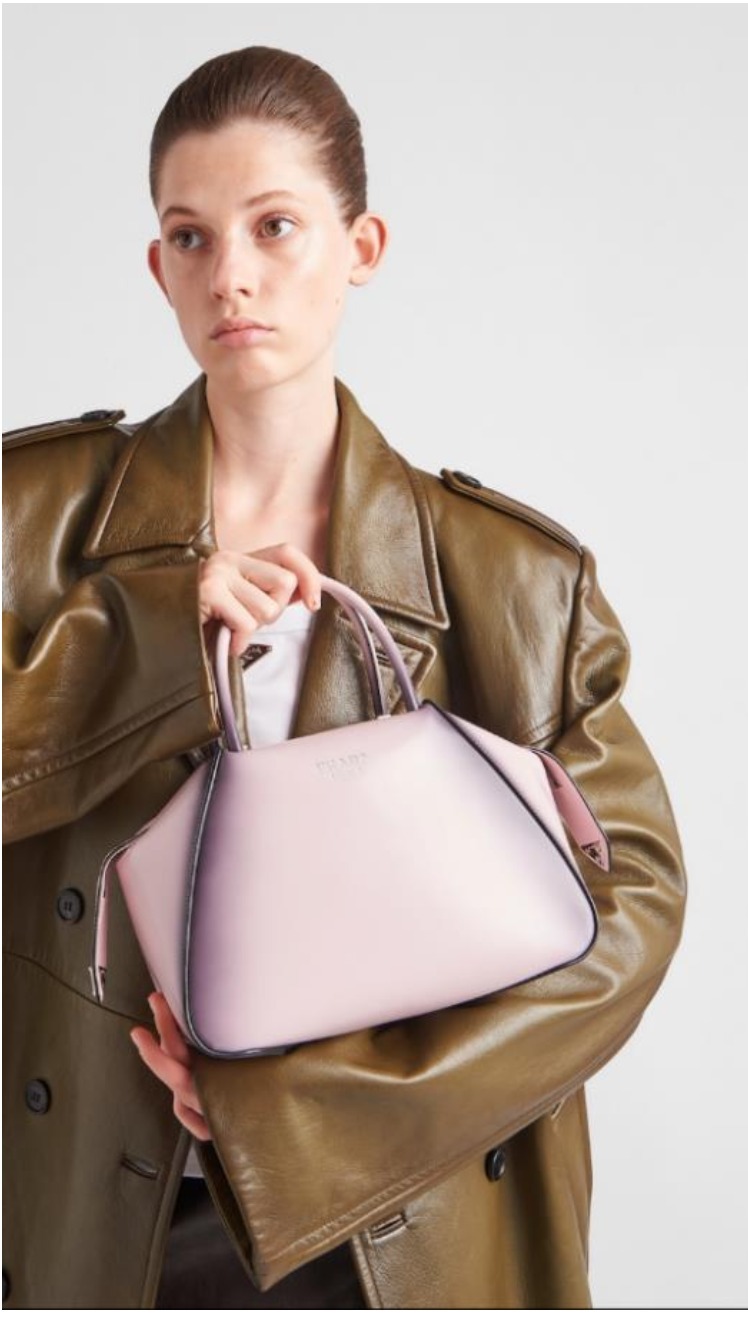 【PRADA】ハンドバッグ Spazzolato 1BA366 ★関税送料込み