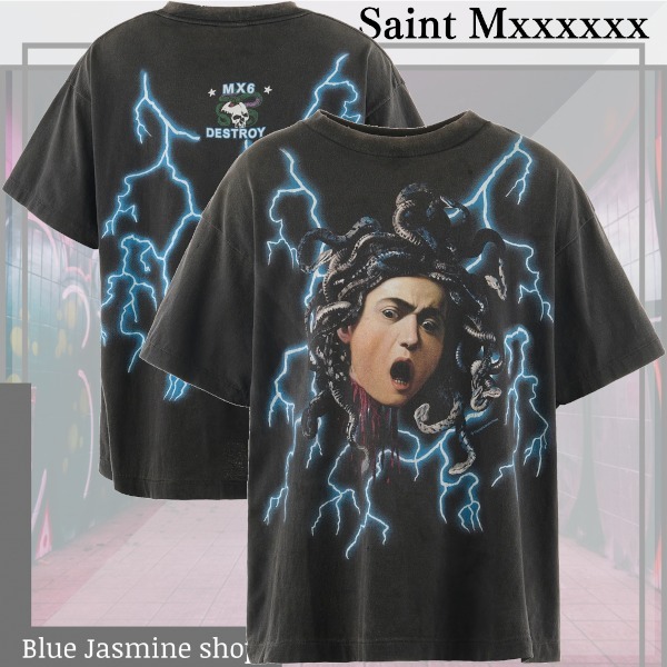 要在庫確認【国内発・すぐ届く】SAINT Mxxxxxx / SS TEE/MEDUSA