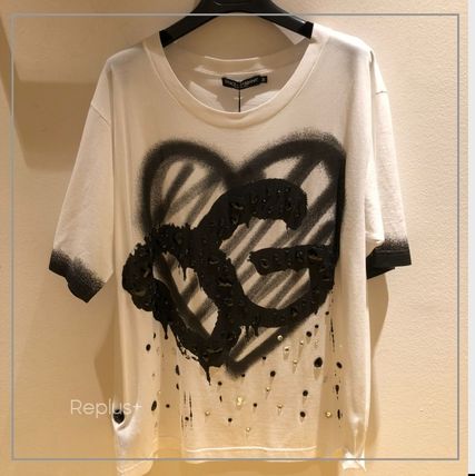 Dolce & Gabbana ドルガバ スウェットシャツ DGハートプリント ハート Dolce & Gabbana DG Logo(ドルチェ&ガッバーナ) トップス