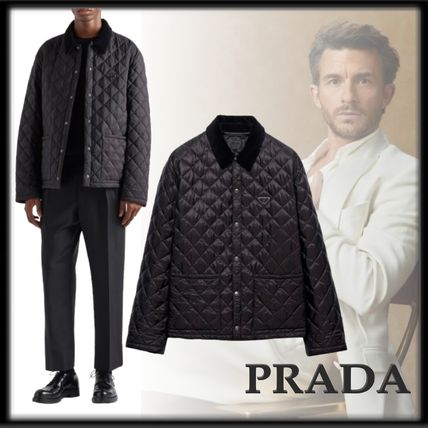 【PRADA】キルティング ボタンアップ ジャケット☆SALE中 org.jpg