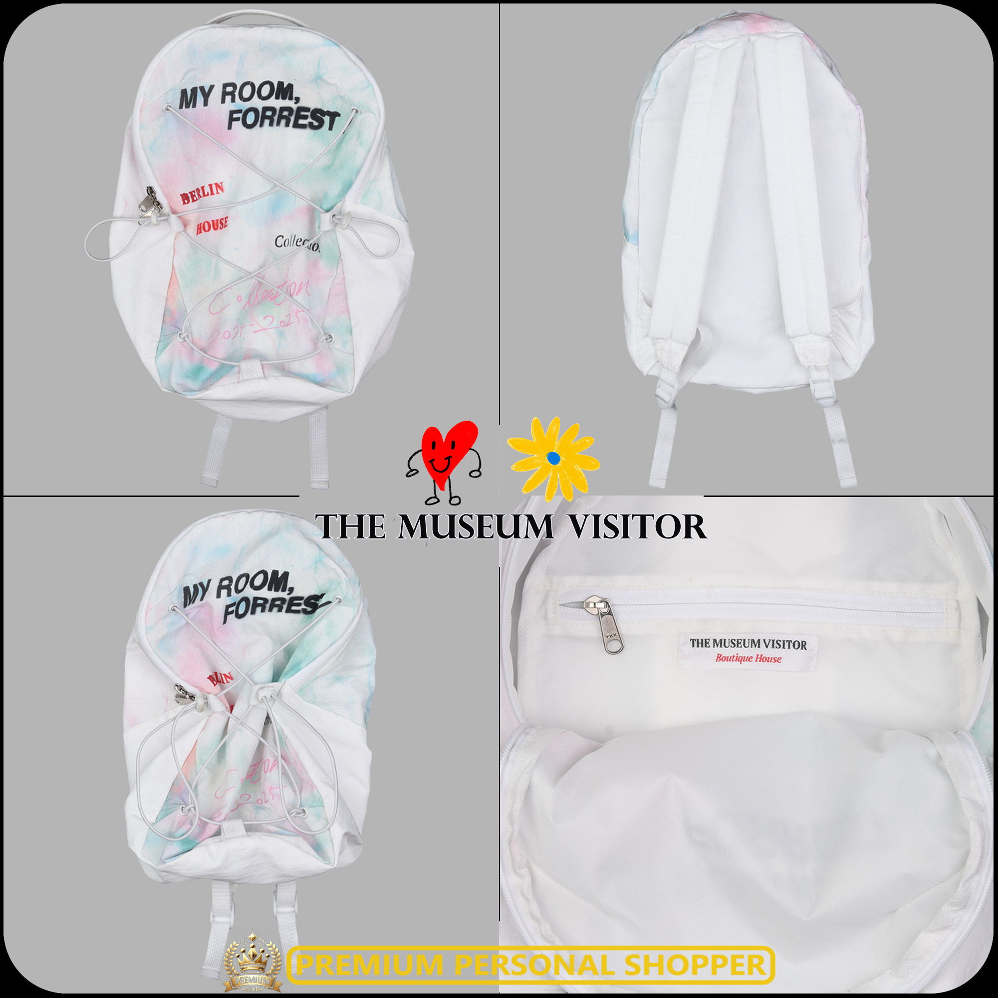 [THE MUSEUM VISITOR]★韓国人気★SPRAY PRINTED BACKPACK