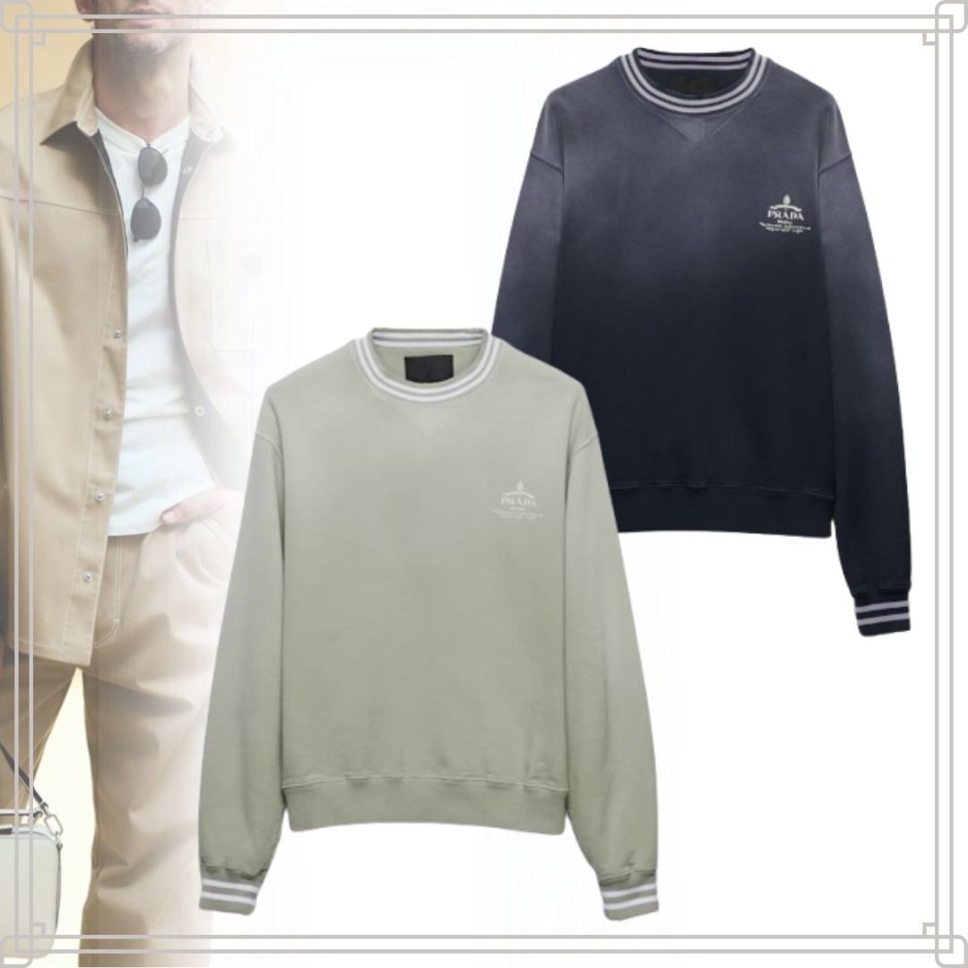 ◆大注目◆【PRADA】コットン スウェットシャツ