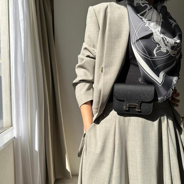 【爽やかカラー♪】HERMES★≪Constance≫ スリムウォレット HERMES ウォレット コンスタンス スリム Constance Slim (HERMES