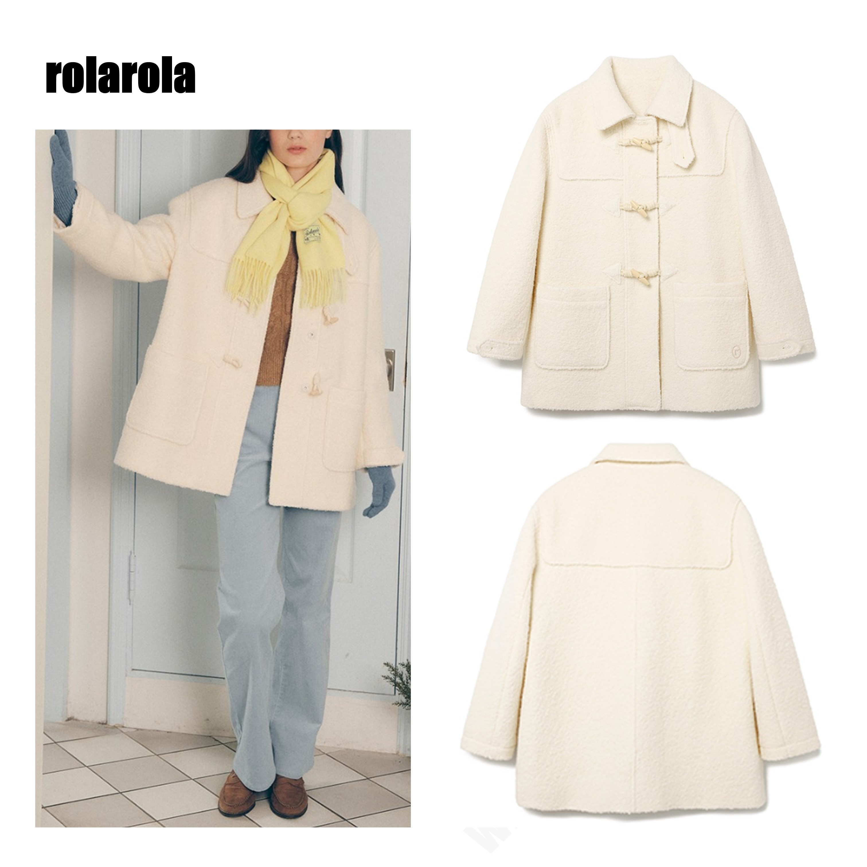 [rolarola] DUFFLE HALF COAT ☆送料込☆