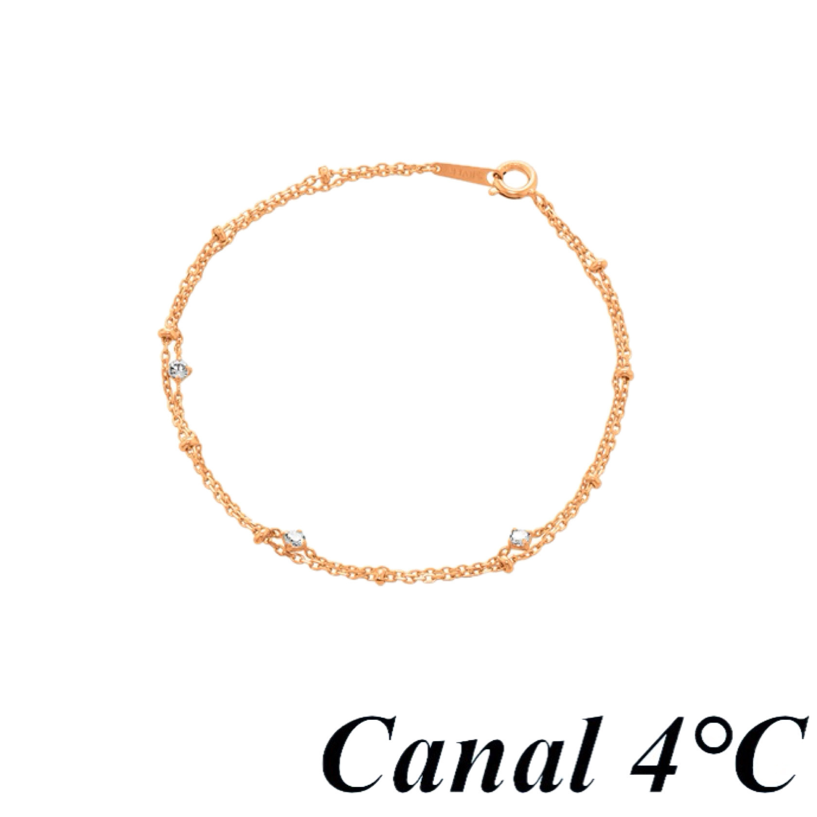 大切な人へ贈る☆Canal 4℃ シルバー ブレスレット おしゃれ