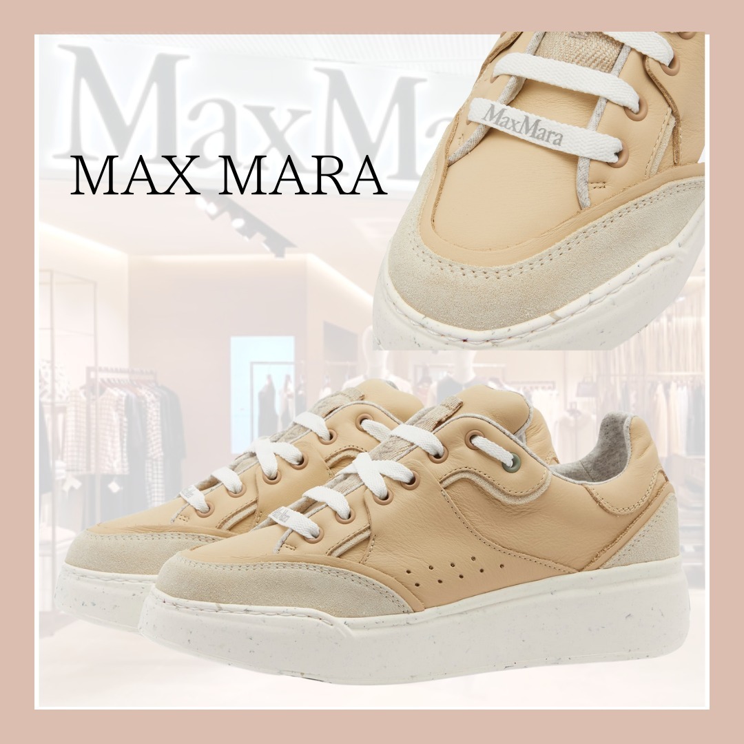 【MAX MARA】アクティブグリーン リサイクルスニーカー